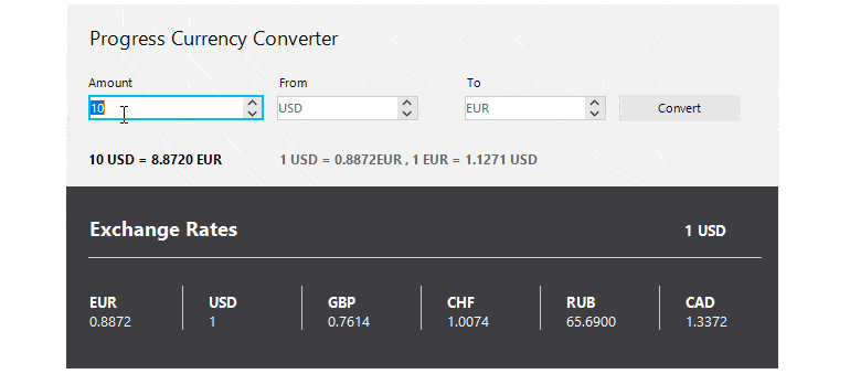 WinForms DomainUpDown control showcasing Input and Autocomplete