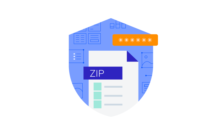 Telerik UI for ASP.NET Core ZipLibrary - encryption and security