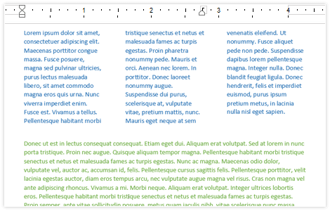 WPF RichTextBox control showcasing section breaks